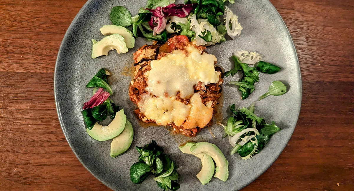 Keto Lasagne med Oksekød og Aubergine - Low Carb opskrift