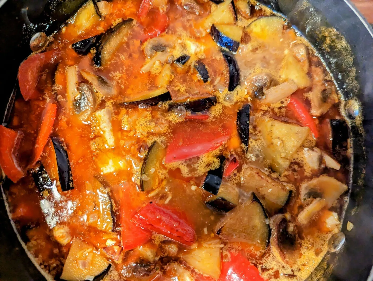 Thaisuppe med kokosmælk og kylling (keto-venlig) — fremgangsmåde, trin 4
