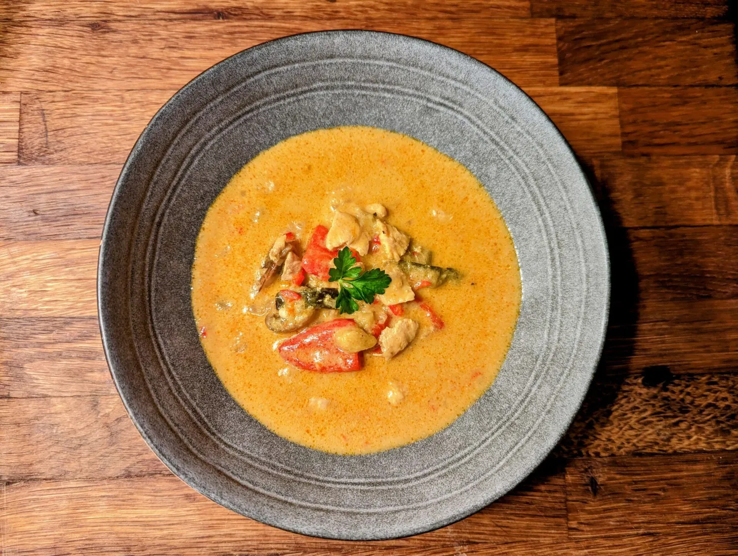 Thaisuppe med kokosmælk og kylling (keto-venlig) — fremgangsmåde, trin 6