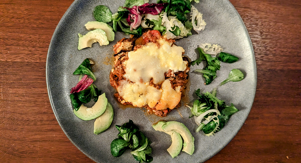 Keto Lasagne med Oksekød og Aubergine Low Carb opskrift Ketomums