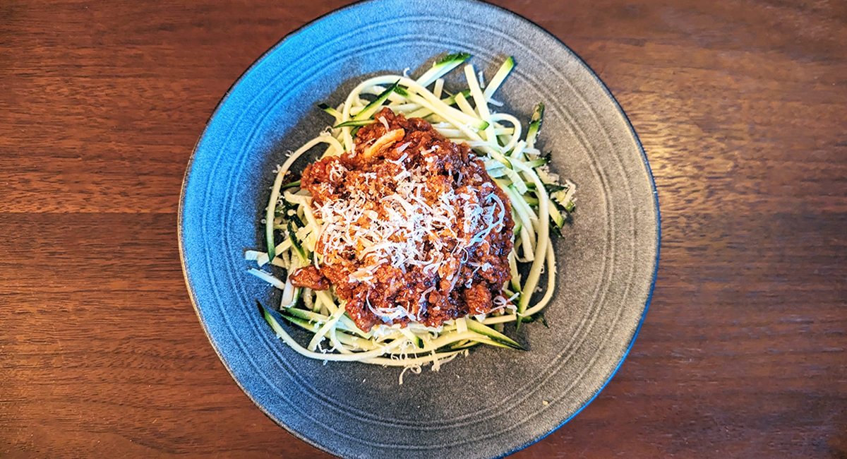 Autentisk Italiensk Bolognese med squashspaghetti (ketovenlig) Ketomums